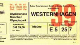 Westernhagen Mnchen 1992