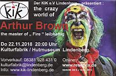 22.11.2018 - The Crazy World Of Arthur Brown (Lindenberg im Allgu)