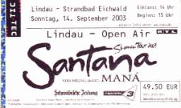 Santana - Lindau 2003